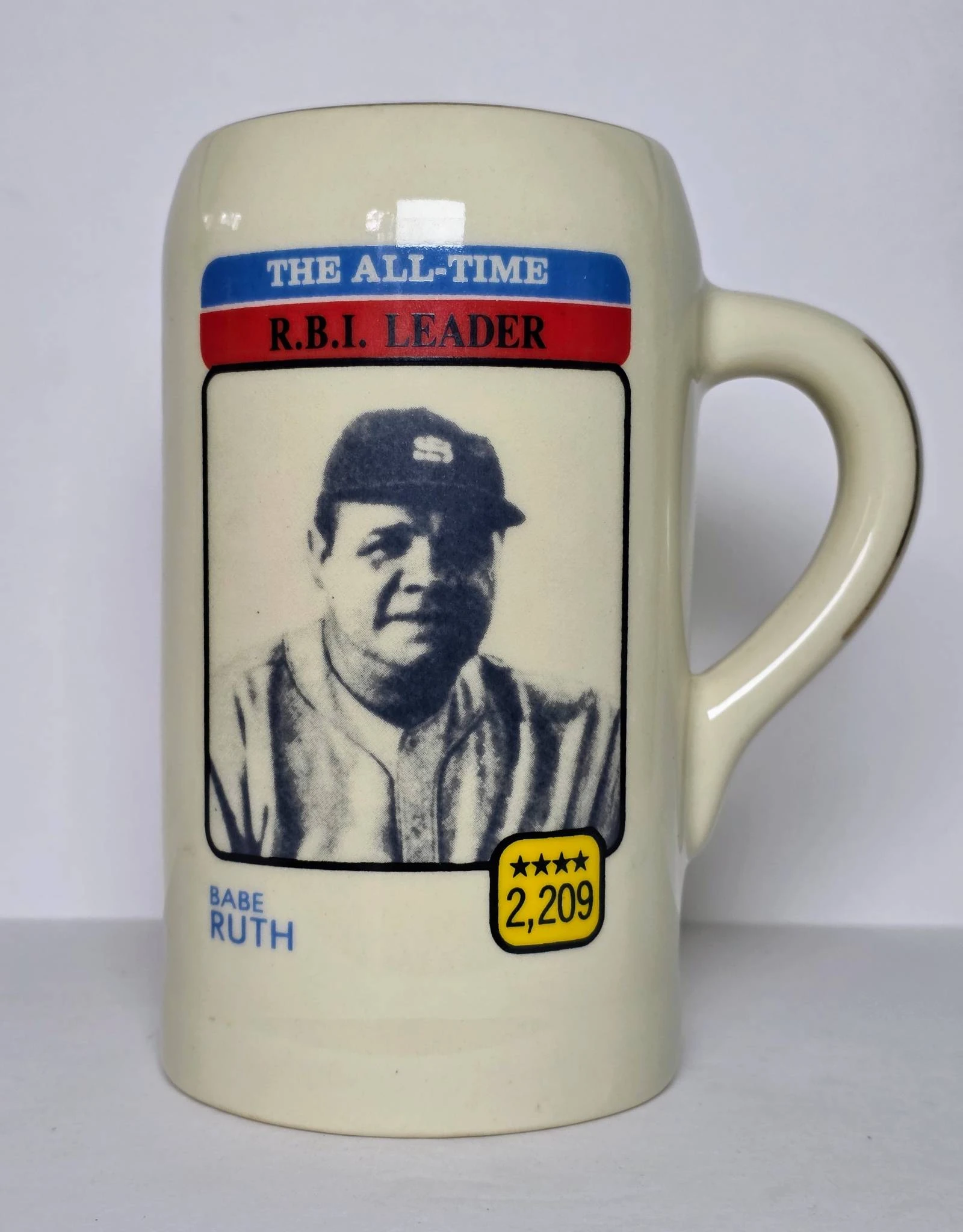 1992 MLBPA Rookie Ball Babe Ruth Porcelain Mug